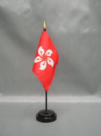 Hong Kong Deluxe Miniature Flag
