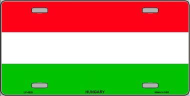Hungary Flag License Plate