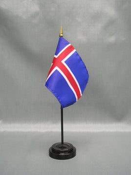 Iceland Deluxe Miniature Flag