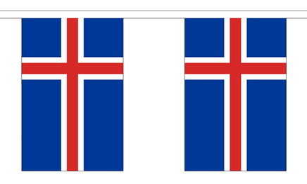 Iceland String Flag Bunting