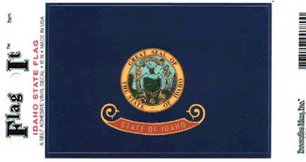 Idaho State Vinyl Flag Decal
