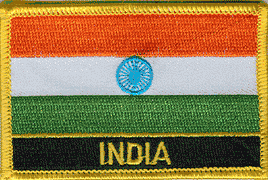 India Flag Patch - Wth Name