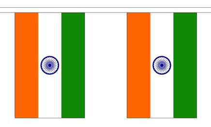 India String Flag Bunting