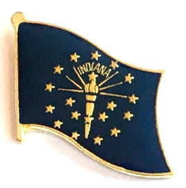 Indiana State Flag Lapel Pin - Single