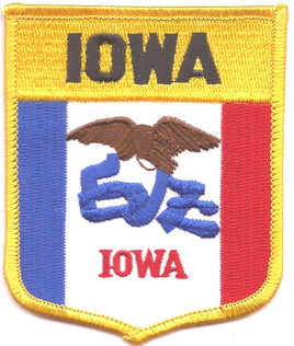 Iowa State Flag Patch - Shield