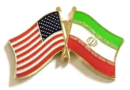Iran Friendship Flag Lapel Pins
