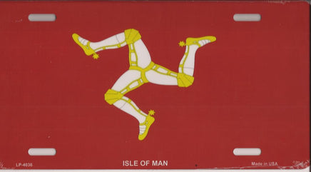 Isle of Man Flag License Plate