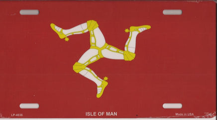 Isle of Man Flag License Plate