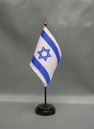 Israeli Deluxe Miniature Flag