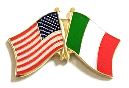Italian Friendship Flag Lapel Pins