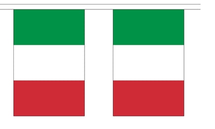 Italy String Flag Bunting