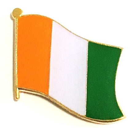 Ivory Coast (Cote d'Ivoire) Flag Lapel Pins - Single