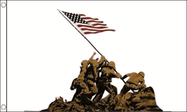 Iwo Jima Polyester Flag - 3'x5'