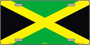 Jamaica Flag License Plate