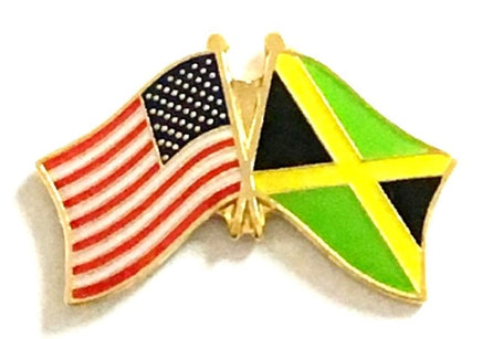 Jamaican Friendship Flag Lapel Pins