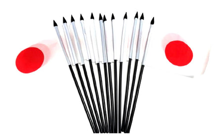 Japan Polyester Miniature Flags - 12 Pack