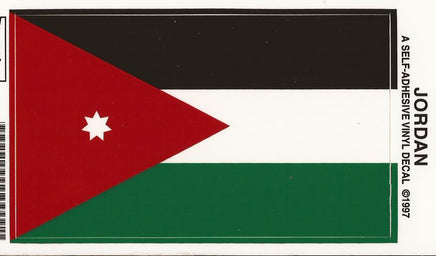 Jordan Vinyl Flag Decal