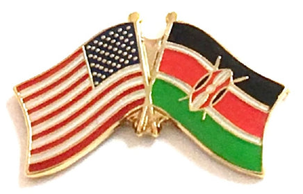 Kenya Friendship Flag Lapel Pins