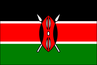 Kenya Polyester Flag