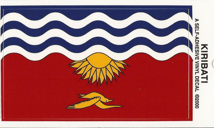 Kiribati Vinyl Flag Decal