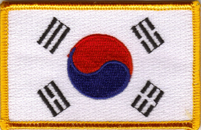Korea, South Flag Patch
