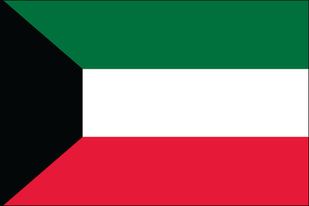Kuwait 3'x5' Nylon Flag