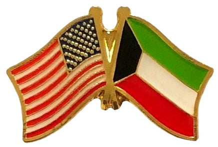 Kuwait Friendship Flag Lapel Pins