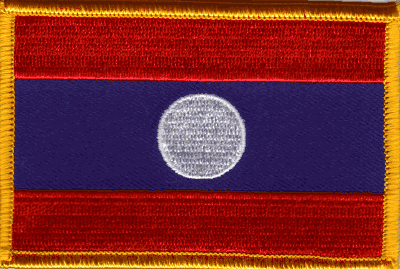 Laos Flag Patch