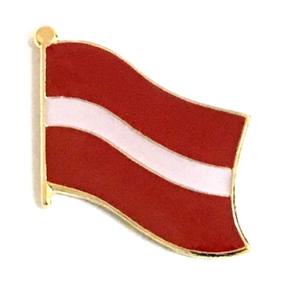 Latvian Flag Lapel Pins - Single