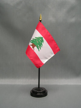 Lebanon Deluxe Miniature Flag