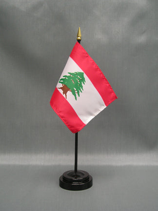 Lebanon Deluxe Miniature Flag