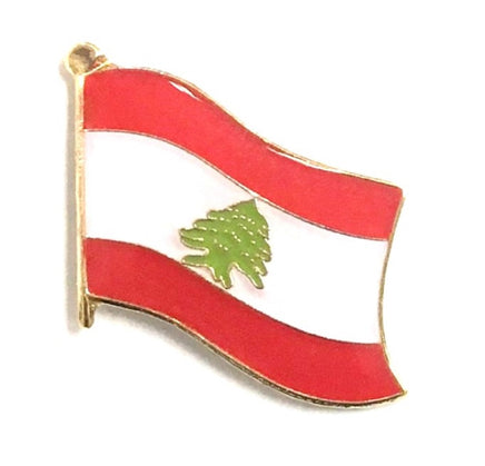 Lebanon Flag Lapel Pins - Single