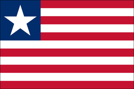 Liberia 3'x5' Nylon Flag