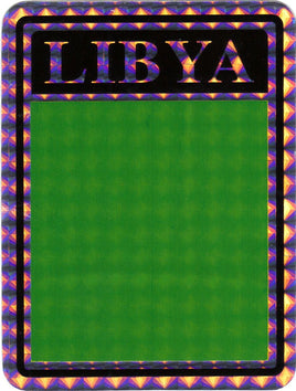 Libya Reflective Decal