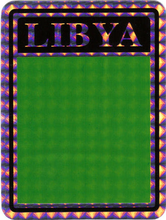 Libya Reflective Decal