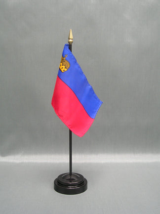 Liechtenstein Deluxe Miniature Flag