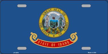 Idaho Flag License Plate