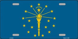 Indiana Flag License Plate