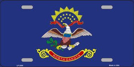 North Dakota Flag License Plate