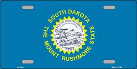 South Dakota Flag License Plate