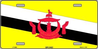 Brunei Flag License Plate