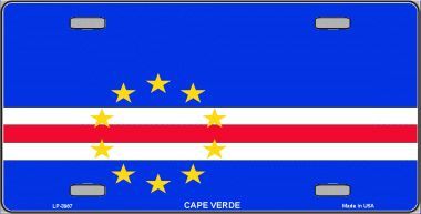 Cape Verde Flag License Plate