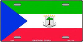 Equatorial Guinea Flag License Plate