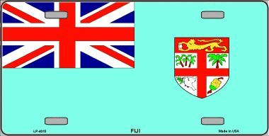 Fiji Flag License Plate