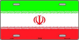 Iran Flag License Plate