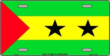 Sao Tome Flag License Plate