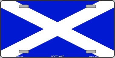 Scotland Cross Flag License Plate