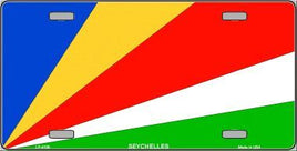 Seychelles Flag License Plate