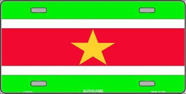 Suriname Flag License Plate