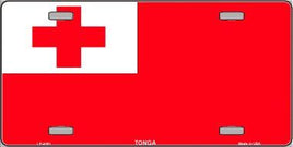 Tonga Flag License Plate